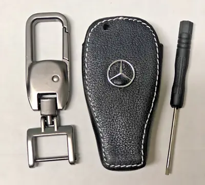 Genuine Car Key Cover Leather Case Mercedes Benz Nice GIFT • $14.95