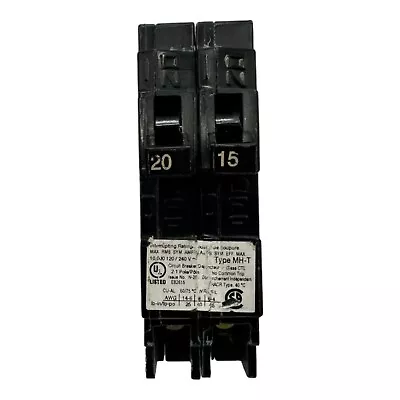 Murray MP2015 One 15-Amp And One 20-Amp Single Pole 120V Circuit Breaker TESTED • $12