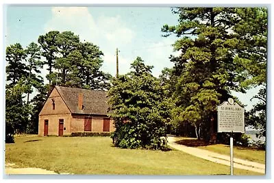 C1950's Old Green Hill Church On Wicomico River Salisbury Maryland MD Postcard • £7.38