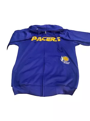 Preowned Hardwood Classic NBA Indiana Pacers Sweater With Hoodie Size Medium R2 • $45