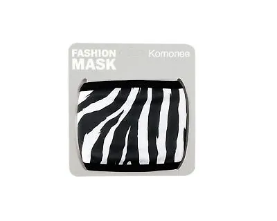 Komonee Washable Reusable Black Trendy Face Mask Cloth Mouth Cover Covering • £3.49