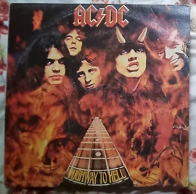 AC/DC Highway To Hell Vinyl LP Black 2nd Press Albert Aust Albert Bon Scott Era • $159
