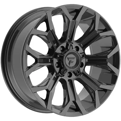 Fittipaldi Offroad FA21B 20x9 5x5 /5x135 +0mm Gloss Black Wheel Rim 20  Inch • $275