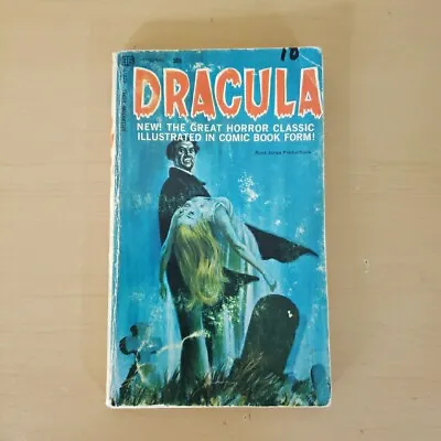 Vintage 1966 Dracula Illustrated Into Comic Book Form Paperback First Edition • $23.99