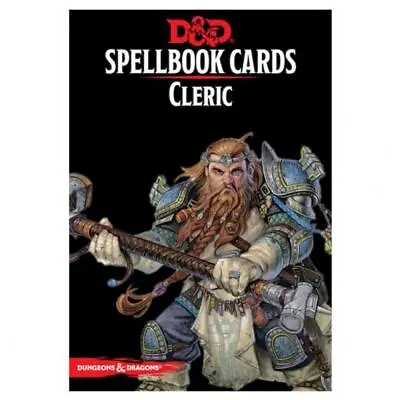 $32.50 • Buy D&D: Spellbook Cards: Cleric Deck (153 Cards)