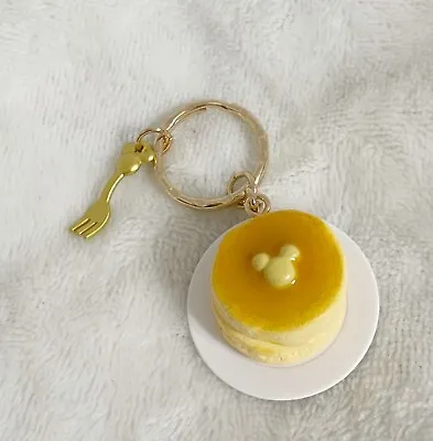 Tokyo Disneyland Mini Pancake Stack With Mickey Mouse Butter Mini Charm Keychain • $19.60