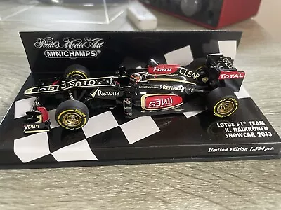 Minichamps 1:43 Kimi Raikkonen Lotus Renault Showcar F1 2013 Die-Cast • £35