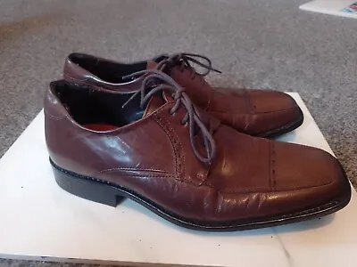 Daniel Hechter Brown Soft Leather Men's Shoes Size 8 Mint • £4.99