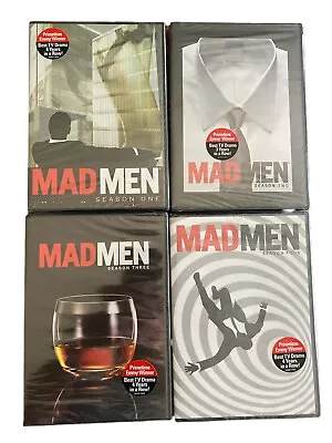 Mad Men DVD Seasons 1 2 3 4 New Sealed 1-4 TV Drama Series • $40