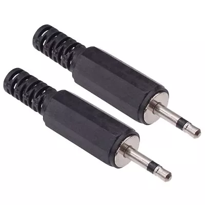 2 X 2.5mm Miniature Mono Insulated Jack Plug Audio Connector • £3.39