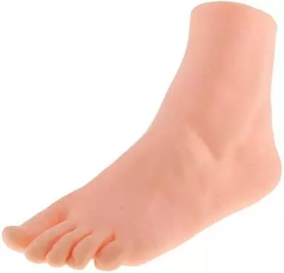 1 Piece Female Foot Mannequins Silicone Female Left Feet Mannequin Dummy Foot... • $25.60