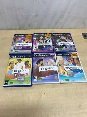 £14.95 • Buy 6x Sony PS2 Singstar Games - Popworld - Rock Ballads  - S3B1G192D