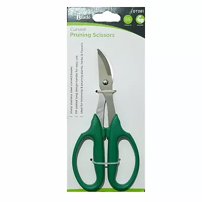 Curved Pruning Gardening Cutting Scissors Pruners Snips • £3.20