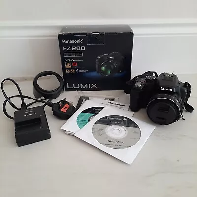 Panasonic LUMIX DMC-FZ200 12.1 MP Digital Bridge Camera • £195