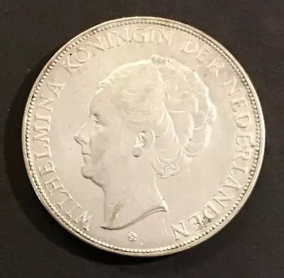 1930 Netherlands 2 1/2 Gulden KM# 165 - MAKE OFFER  • $19.99