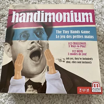 Handimonium The Tiny Hands Game 2017 Mattel Games Family Game Rare VGC • $36.91