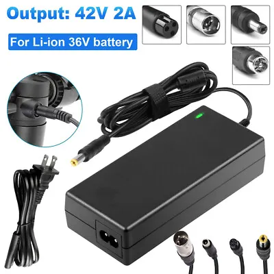 42V 2A Power Charger Adapter For Electric Bike E-bike Scooter 36V Li-ion Battery • $9.49