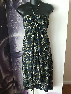 Patagonia Womens Sz S Kamala Convertible Halter Dress Floral Print • $25