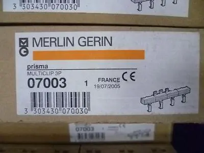 £17.95 • Buy MERLIN GERIN PRISMA MULTICLIP 3 Phase BUSBAR 180A DISTRIBUTION Board BLOCK 415V 