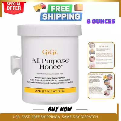 GiGi All Purpose Honee - Microwave Hair Removal Wax 8 Ounces • $13.88