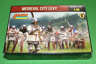 Strelets Plastic 1/72 Scale Medieval City Levy • £10