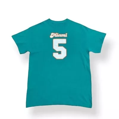 Miami Dolphins T Shirt - Small LF1094 • £3