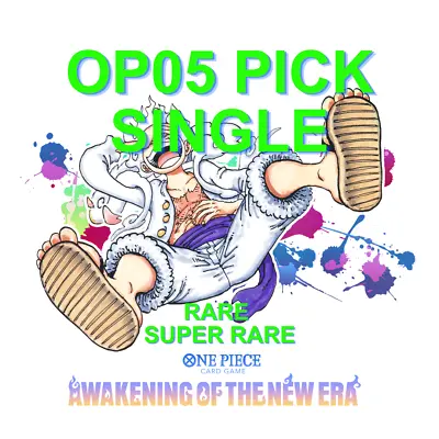 One Piece OP05 Card Game Singles Awakening Of The New Era RARES SUPER RARES TCG • $1