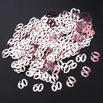 £1.89 • Buy Birthday Party Table Confetti ROSE GOLD NUMBER Decorations Sprinkles Scatter LGT