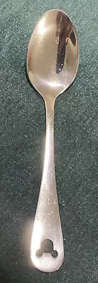 Disney MICKEY MOUSE Stainless Pierced 18/8 Glossy Silverware Flatware Teaspoon • $19.99