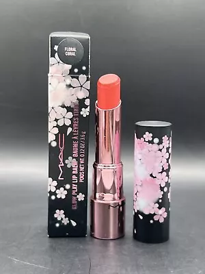Mac Black Cherry Glow Play Lip Balm - Floral Coral - Sakura Blossoms • $20.99