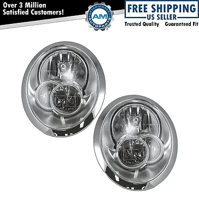 Headlights Headlamps Set Pair LH Left & RH Right For 05-08 Mini Cooper • $142.77