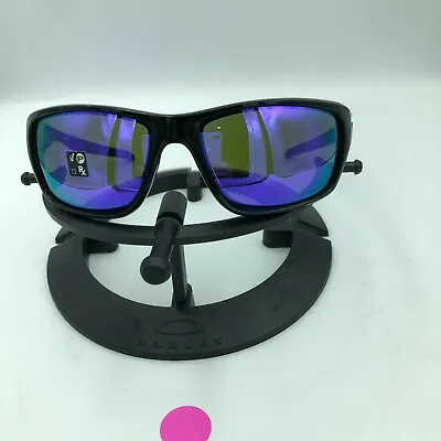 Oakley CANTEEN POLARIZED Polished Black W VIOLET IRIDIUM  9225-07 • $89