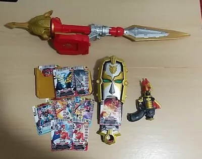 Power Rangers Megaforce Deluxe Gosei Morpher Sword Saber Card Reader Bandai • $30