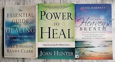 Christian Books On Healing B. Johnson R Clark J Hunter S Hannett • £15