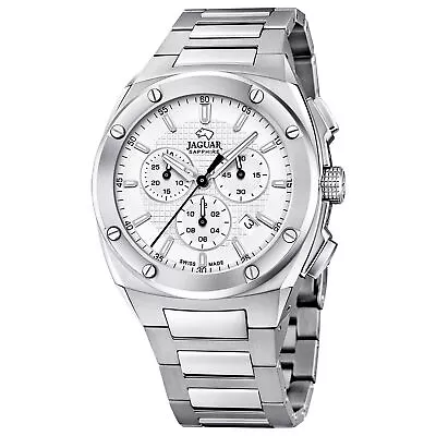 Jaguar Chrono Men's Watch J805-A Sapphire Glass Stainless Steel Swiss Made • £364.10