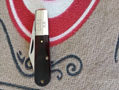 Vintage 1982 CASE XX 62009 1/2 Barlow 2 Blade Pocket Knife USA Great Snap Unused • $119