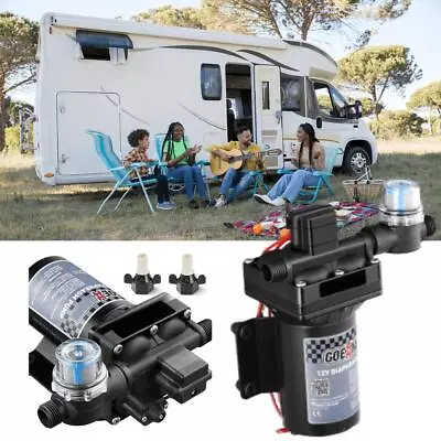 RV Water Pump 12V 6GPM 70PSI With Strainer For Camper RV Marine Yacht • $92.99