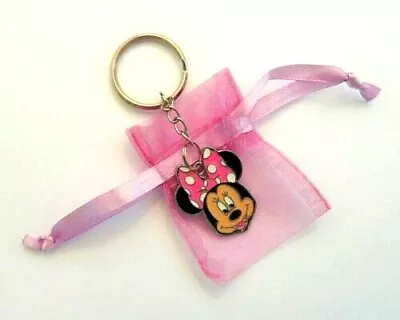 Minnie Mouse Keyring  / Keychain / Bag Charm + Free Organza Gift Bag • £3.45