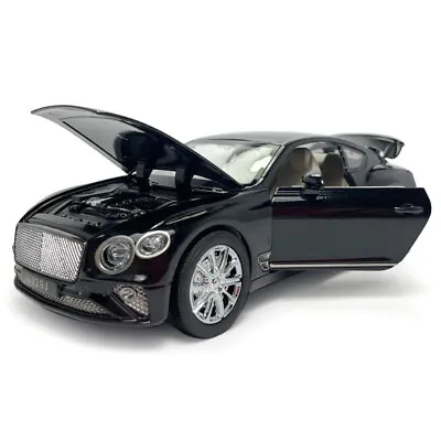 1:24 Bentley Continental GT Model Car Diecast Toy Cars Gift Toys For Kids Black • $57.31