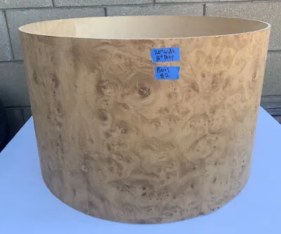 Gretsch Vintage Raw Walnut Burl 26  X 16  Unfinished Bass Drum Shell #2 • $294.99