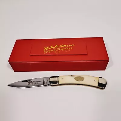 Boker H.J. Justin & Sons Boots Lockback Folding Pocket Knife • $50