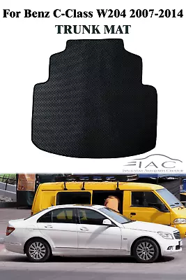 For Benz C-Class W204 2007-2014 Black Rear Sponge Cargo Mat Car Carpet • $104.99