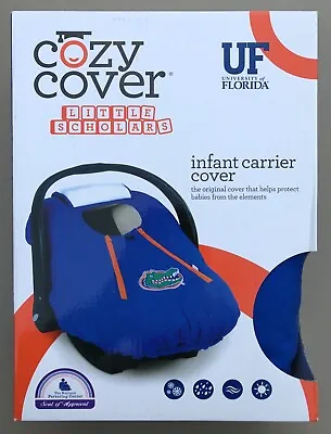 NCAA FLORIDA GATORS Fleece Lined COZY COVER Infant Carrier Cover UF • $17.95