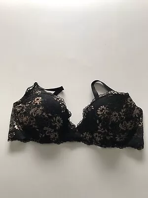 Marks And Spencer M&S Black Underwired Padded Bra Size 40A • £10.49