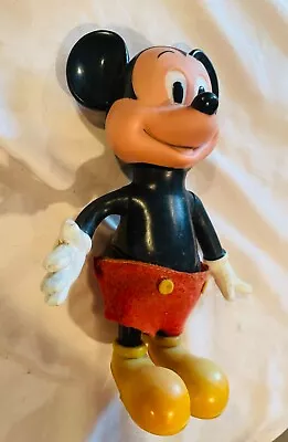 Vintage Walt Disney Mickey Mouse 8” Doll Toy 1970s • $15