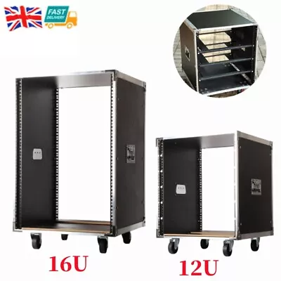 12U/16U Universal Open Frame 19  Server Equipment Rack Cabinet AV Holder KTV Bar • £78.50