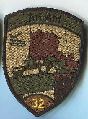 Schweiz Verbandsabzeichen Artillerieabteilung 32 (Art Abt 32) Braun - Klett • £4.11