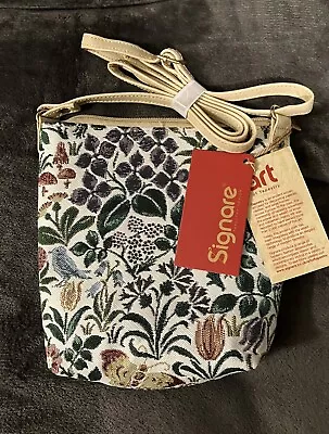 Signare The ART OF TAPESTRY Floral Flower Pattern Shoulder Bag / Handbag BNWT • £12.50