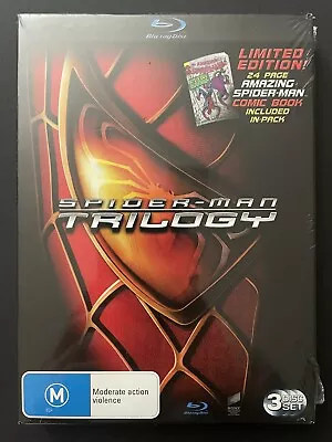 $11 • Buy Spiderman Trilogy | Limited Edition | Blu-Ray | Region B | Brand New | Sealed