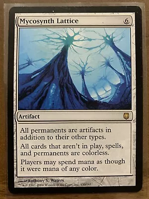 MTG Mycosynth Lattice Darksteel 130/165 Regular Rare - 1D • $30